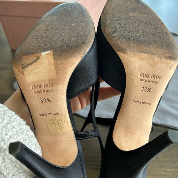 MIU MIU sling back sandals - Picture 9 of 14